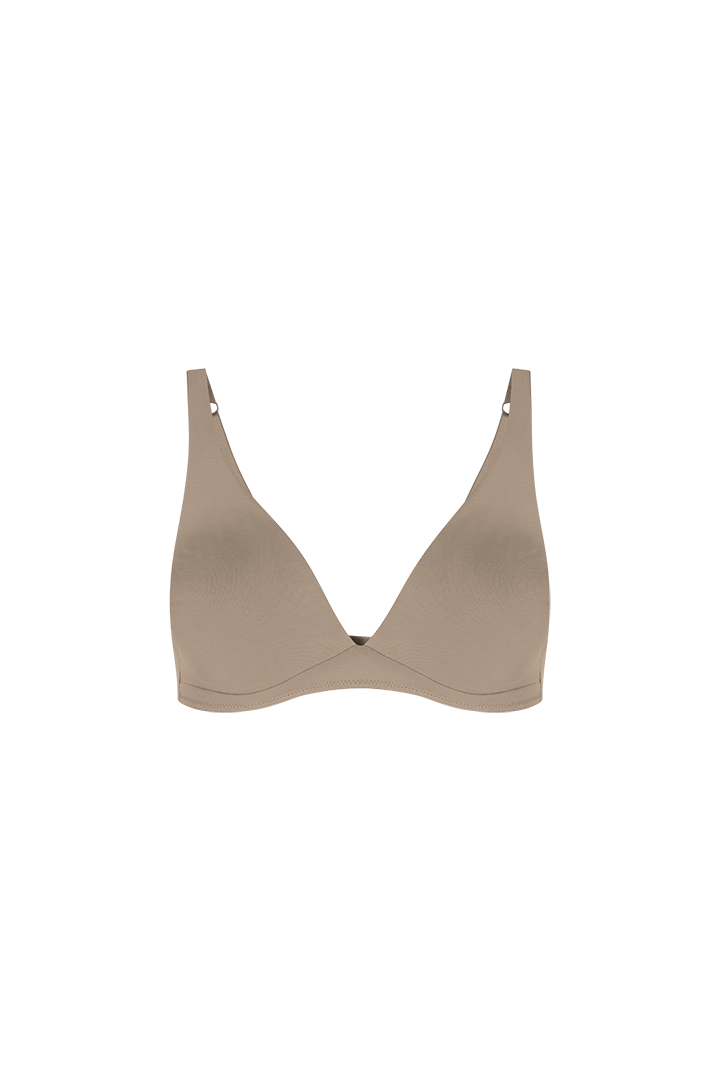 Cupless bra made of premium combed cotton (021725)