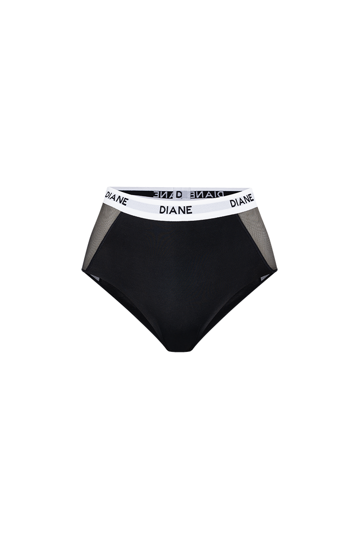 Classic panty made of premium microfiber and tull (020751)