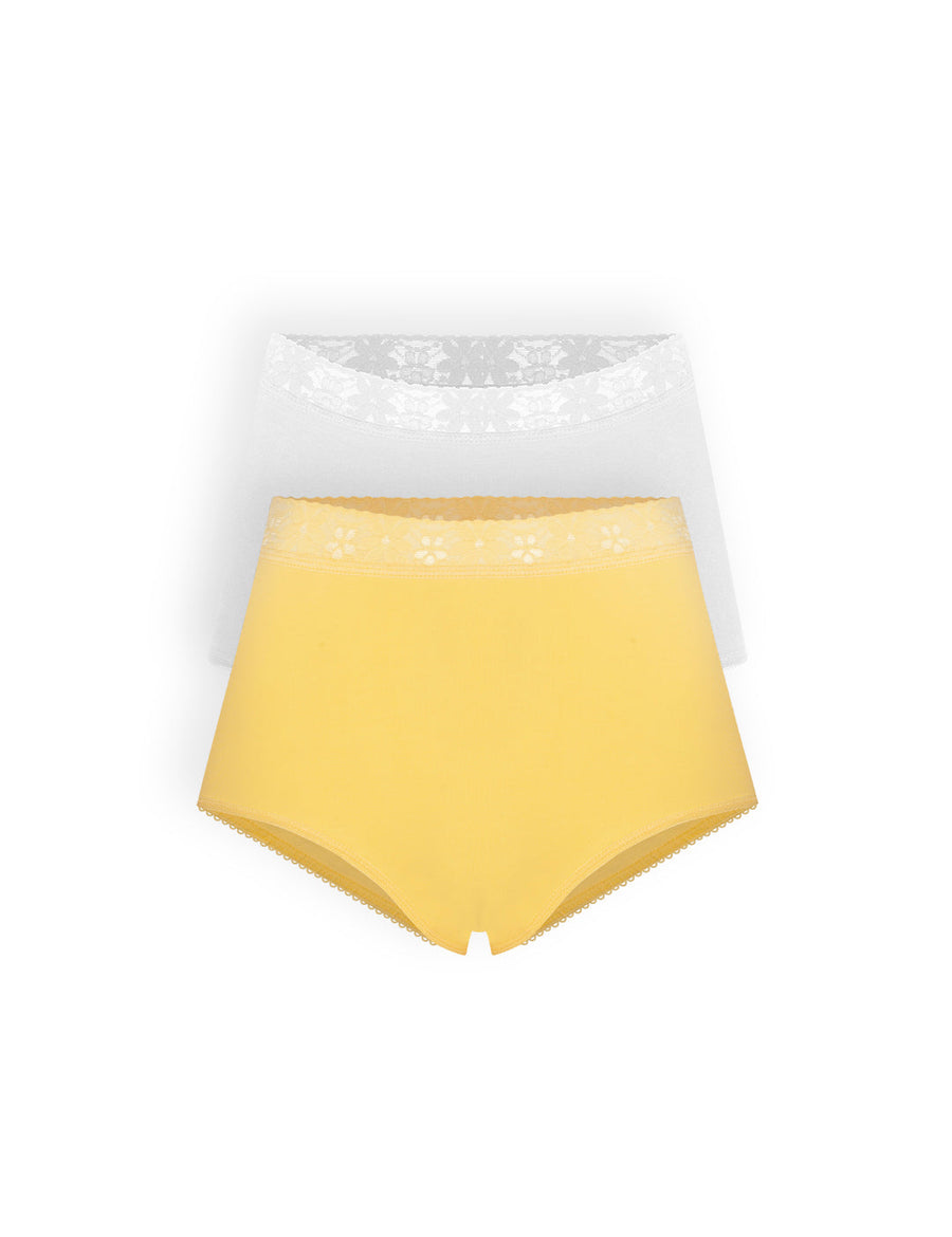 Classic panty made of luxury combed cotton (2-pack) (0018-2)