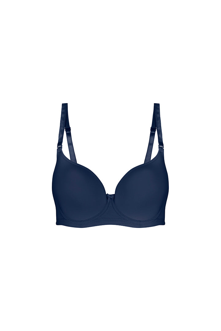 Full coverage bra made of premium microfiber and Powernet (021890)