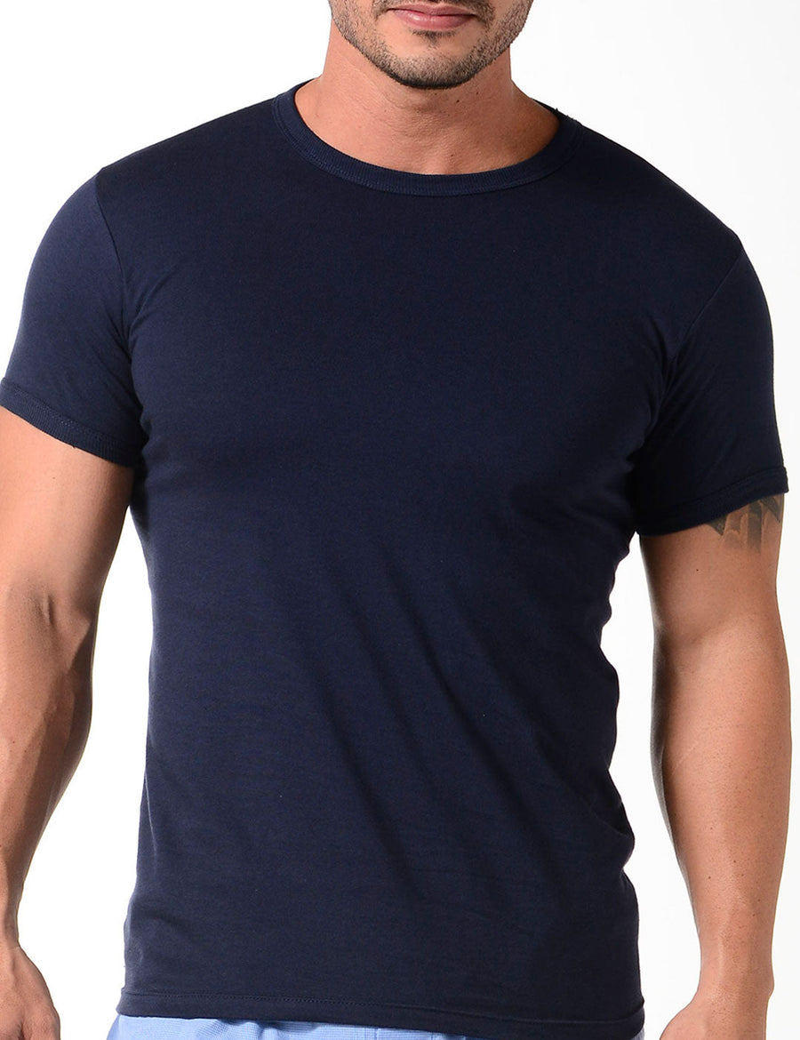 Crewneck T-Shirt Made Of Combed Cotton (2520)