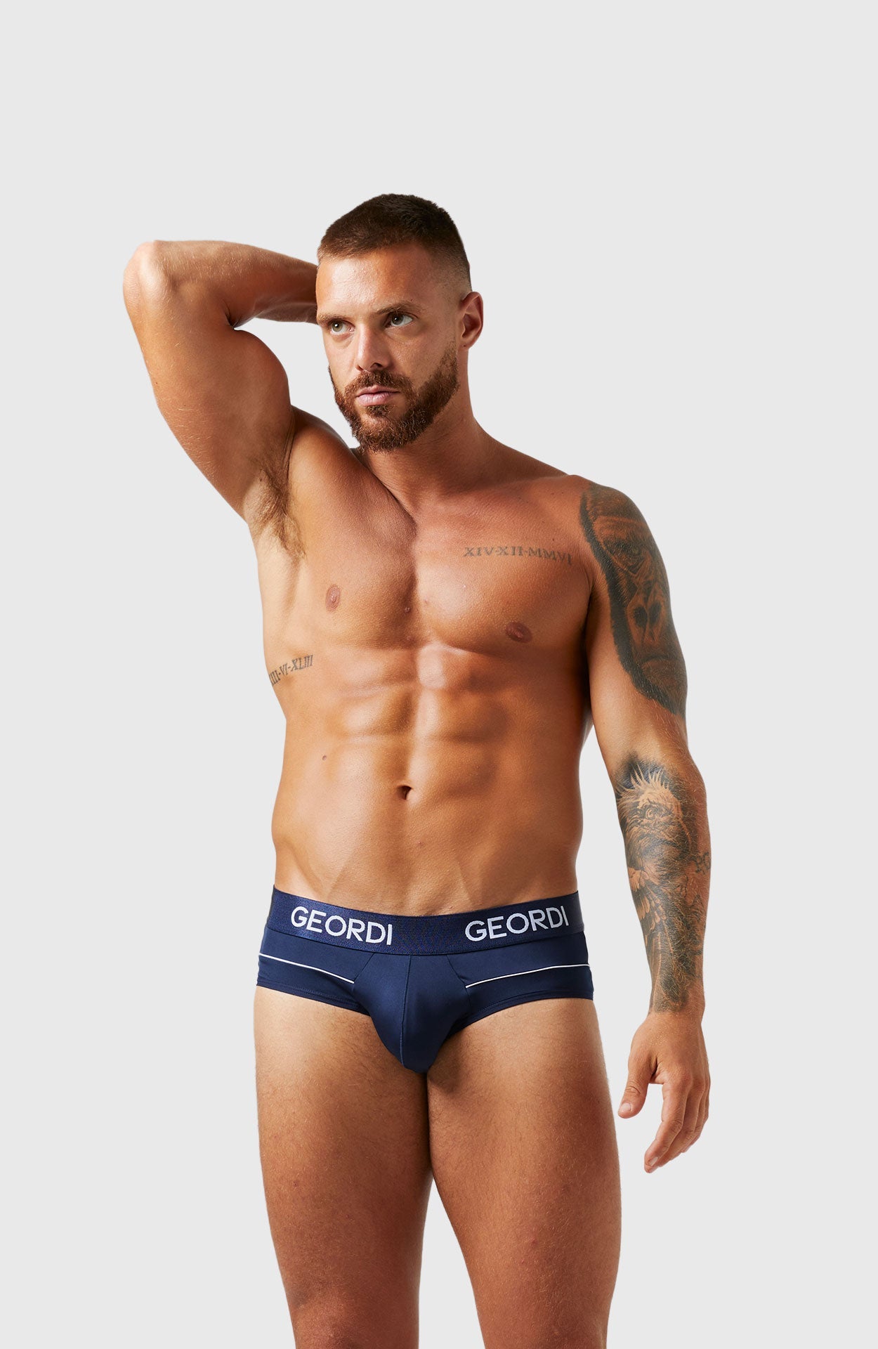 Hip briefs made of premium microfiber (GG05B8)-2